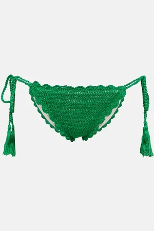 ANNA KOSTUROVA Slip bikini in crochet