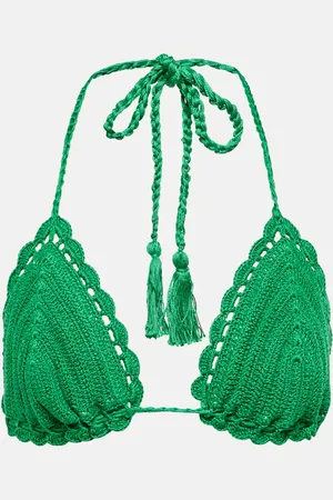 ANNA KOSTUROVA Top bikini in crochet