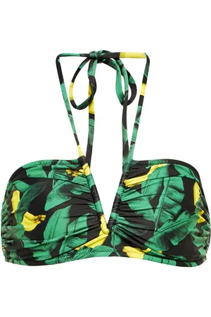 Ganni Top bikini con stampa