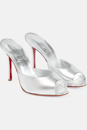 Christian Louboutin Mules Dolly in pelle metallizzata