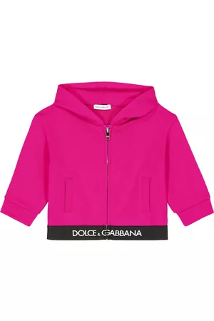 Dolce & Gabbana Baby - Felpa in jersey di cotone con cappuccio