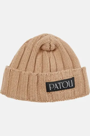 Patou Berretto in maglia di lana e cashmere