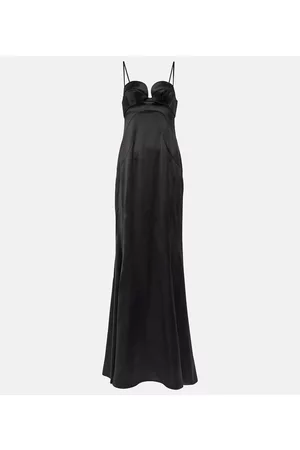 Givenchy Donna Vestiti lunghi - Abito lungo in raso