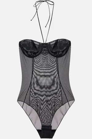 Oseree Oséree Body in maglia con scollo all’americana