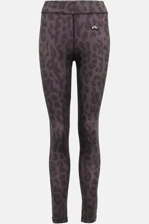 JET SET Leggings da sci con stampa leopardata