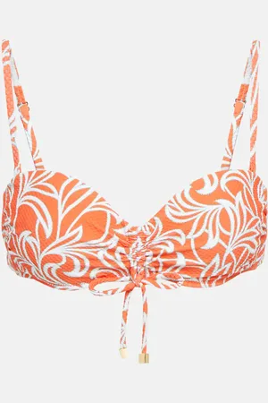 Heidi Klein Top bikini a fascia Coral Gardens