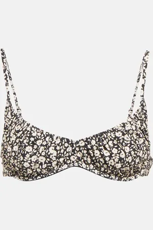 Tory Burch Top bikini con stampa floreale