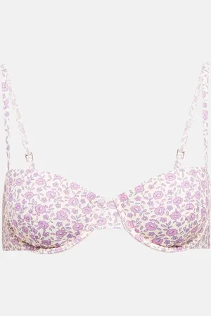 Tory Burch Top bikini con stampa floreale