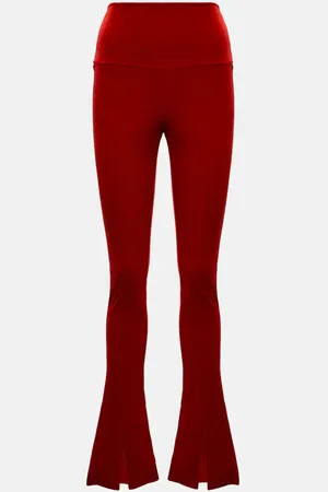 Norma Kamali Leggings flared in velluto