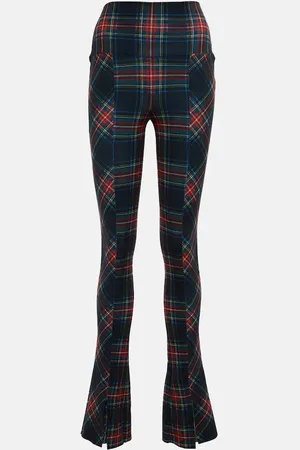 Norma Kamali Leggings Spat a quadri