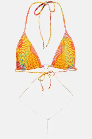 Bananhot Top bikini Chain con stampa