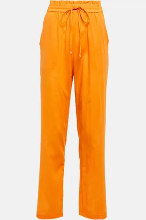 Bananhot Pantaloni regular in lino