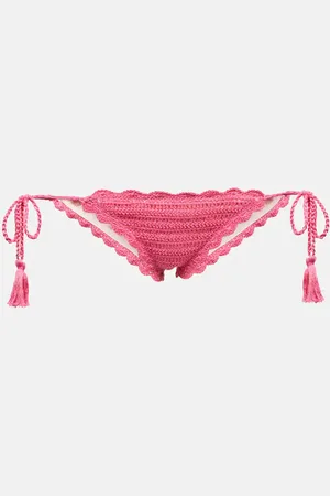 ANNA KOSTUROVA Slip bikini in crochet