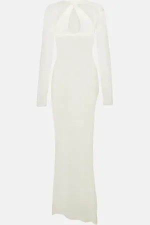 COPERNI Abito lungo in misto lana con cut-out