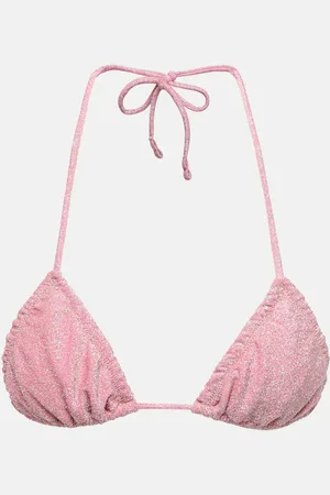 Reina Olga Top bikini a triangolo Guia in lurex