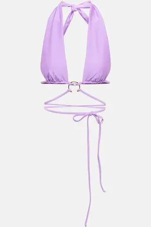 SAME Top bikini a portafoglio Pierced