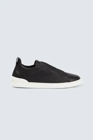 Ermenegildo Zegna Sneakers Triple Stitch in pelle