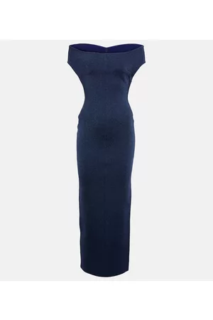 Alaïa Abito lungo in misto lana e LurexÂ®