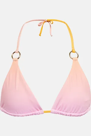 Louisa Ballou Top bikini con stampa