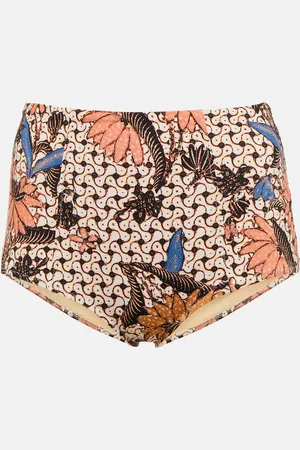 ULLA JOHNSON Slip bikini Porto con stampa