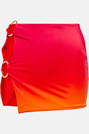 Louisa Ballou Minigonna Double Ring con stampa