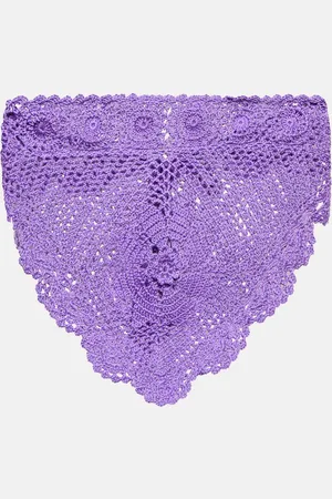 ANNA KOSTUROVA Top triangolare in crochet