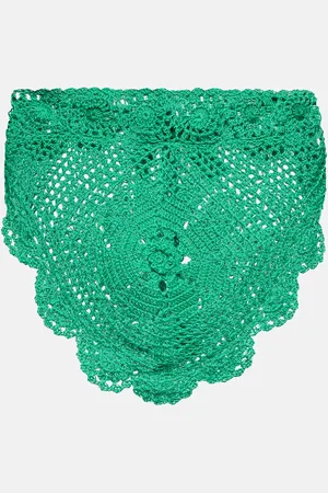 ANNA KOSTUROVA Top triangolare in crochet