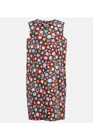 Max Mara Donna Vestiti estivi - Miniabito Micio in cotone con stampa