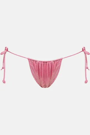 Norma Kamali Bikini a triangolo metallizzato