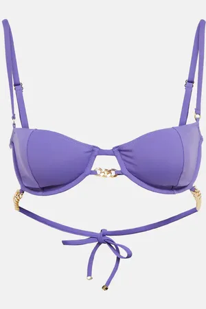 Stella McCartney Top bikini con catena