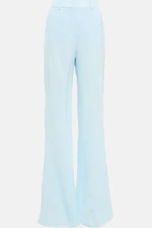 Sportmax Pantaloni flared a vita alta