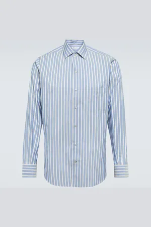 Loro Piana Camicia André in cotone a righe