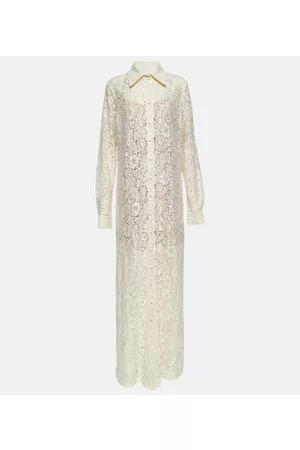 Costarellos Donna Vestiti eleganti - Abito chemisier da sposa Andra in pizzo