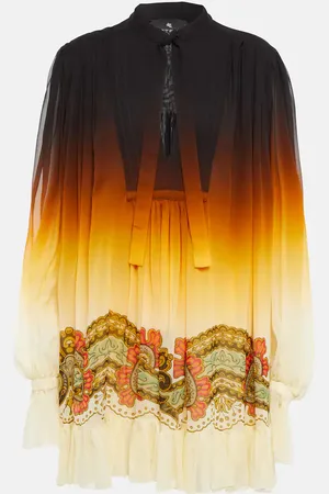Etro Miniabito in georgette di seta