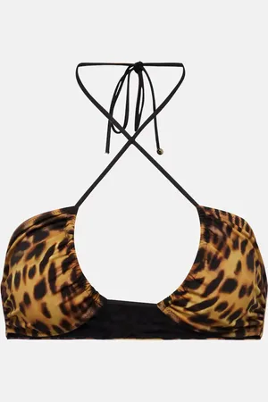 Stella McCartney Top bikini con stampa
