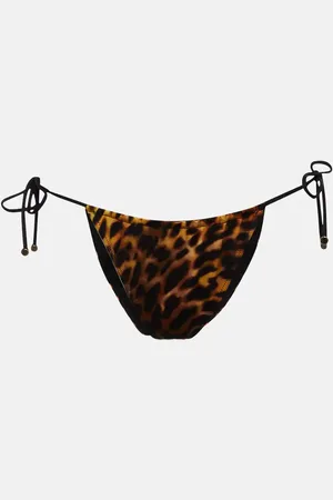 Stella McCartney Slip bikini a vita alta con stampa