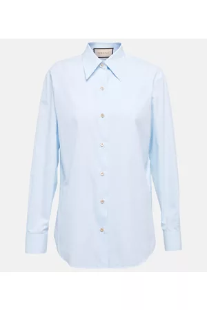Gucci Donna Camicie a maniche lunghe - Camicia in cotone a righe
