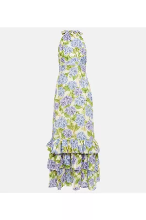 Agua by Agua Bendita Donna Vestiti lunghi a fiori - Abito lungo in lino