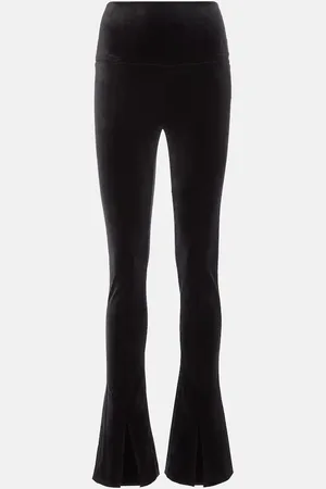 Norma Kamali Leggings Spat in velluto stretch