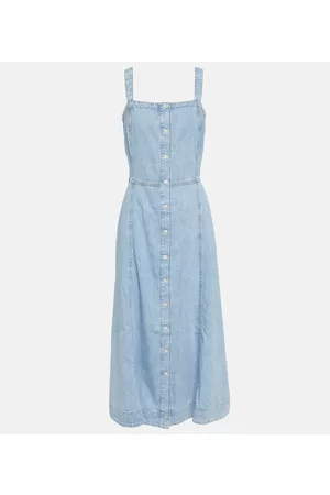 7 for all Mankind Donna Vestiti midi - Abito midi Sally di jeans