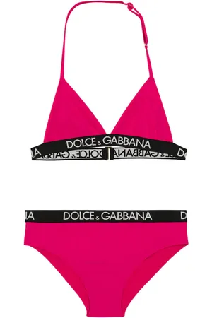 Dolce & Gabbana Bikini a triangolo con logo