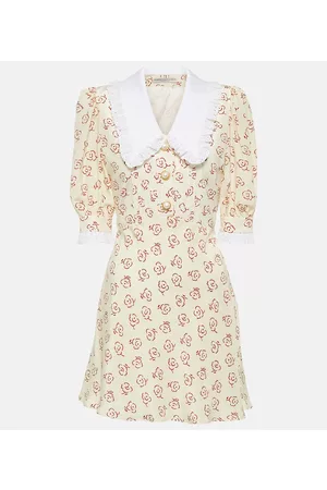 Alessandra Rich Donna Vestiti estivi - Miniabito in seta a fiori