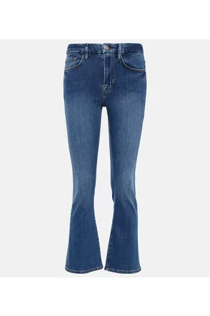 Frame Donna Jeans a zampa & bootcut - Jeans bootcut Le Crop Mini a vita media