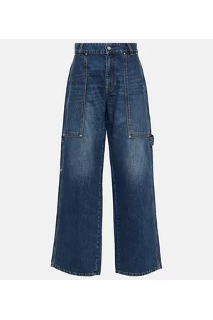 Stella McCartney Donna Jeans a zampa & bootcut - Jeans cargo in cotone
