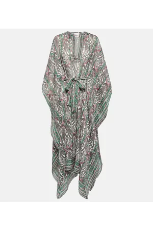 Isabel Marant Donna Vestiti in seta eleganti - Abito lungo in cotone e seta con stampa