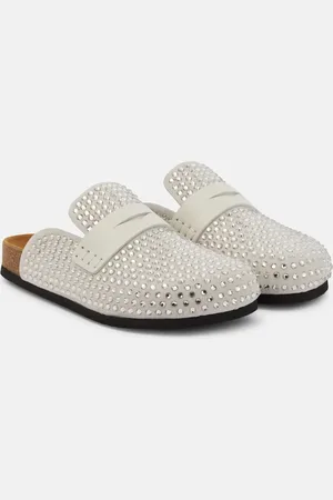 J.W.Anderson Slippers in suede con cristalli