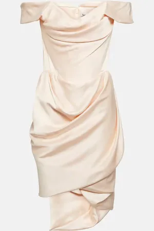 Vivienne Westwood Bridal - Abito corto Nova Cora in crêpe di raso