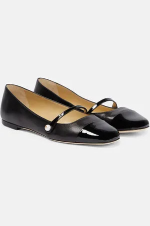 Jimmy Choo Ballerine Elisa in pelle e vernice
