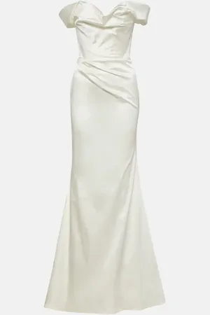 Vivienne Westwood Bridal - Abito lungo Nova Cora in raso