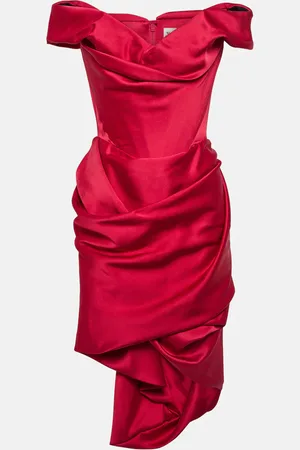 Vivienne Westwood Miniabito Nova Cora in crêpe di raso